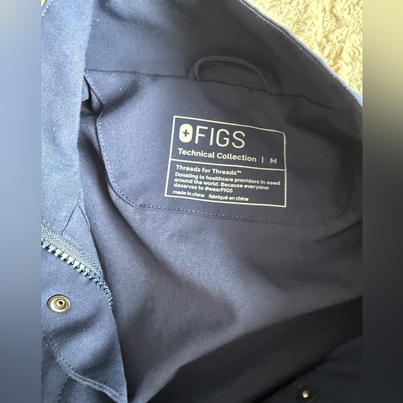 Figs Page Scrub Jacket 💙🦋🌀 - Picture 10 of 10